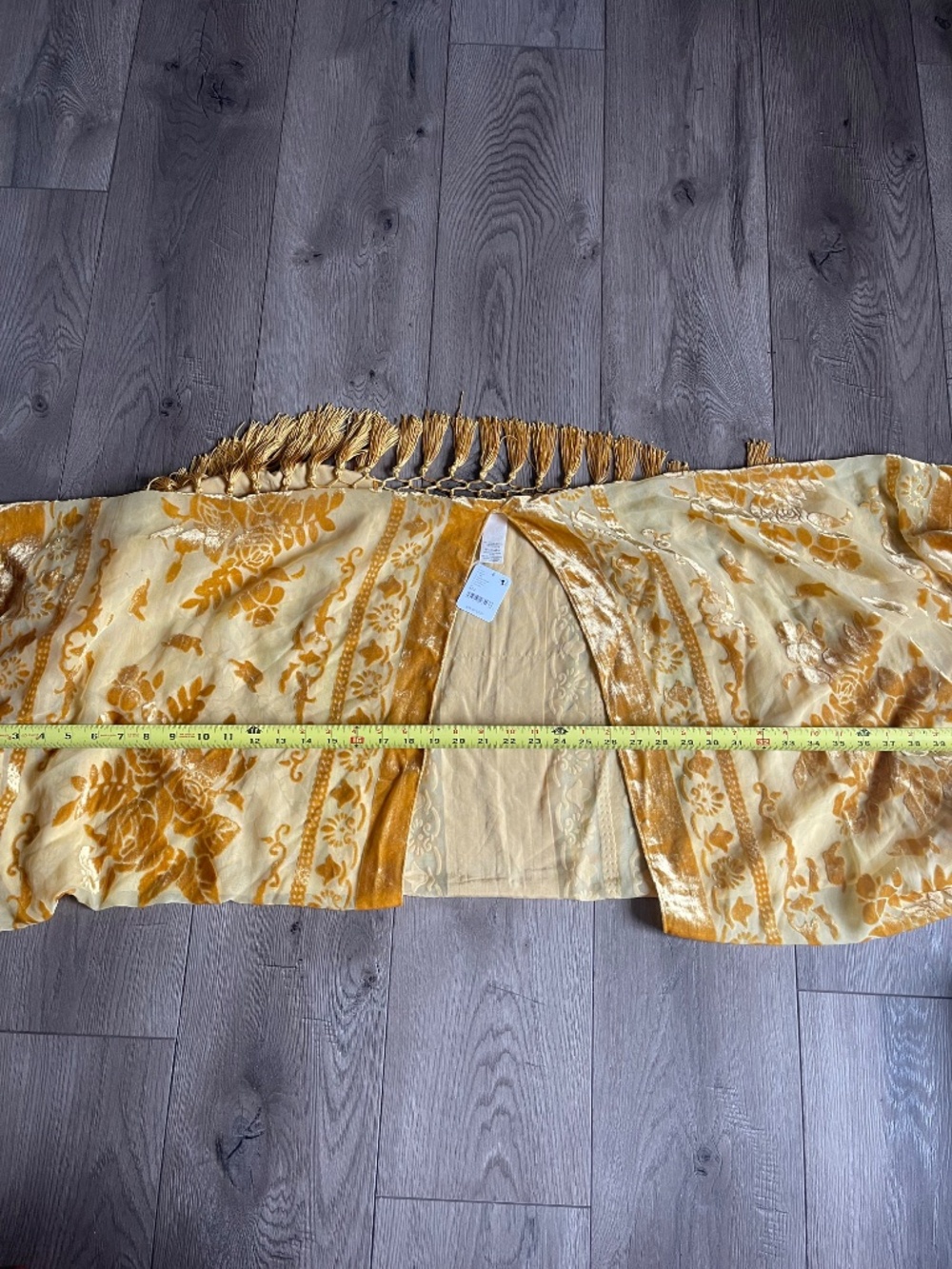 Free People Gold Fringe Kimono - Picture 6 of 6